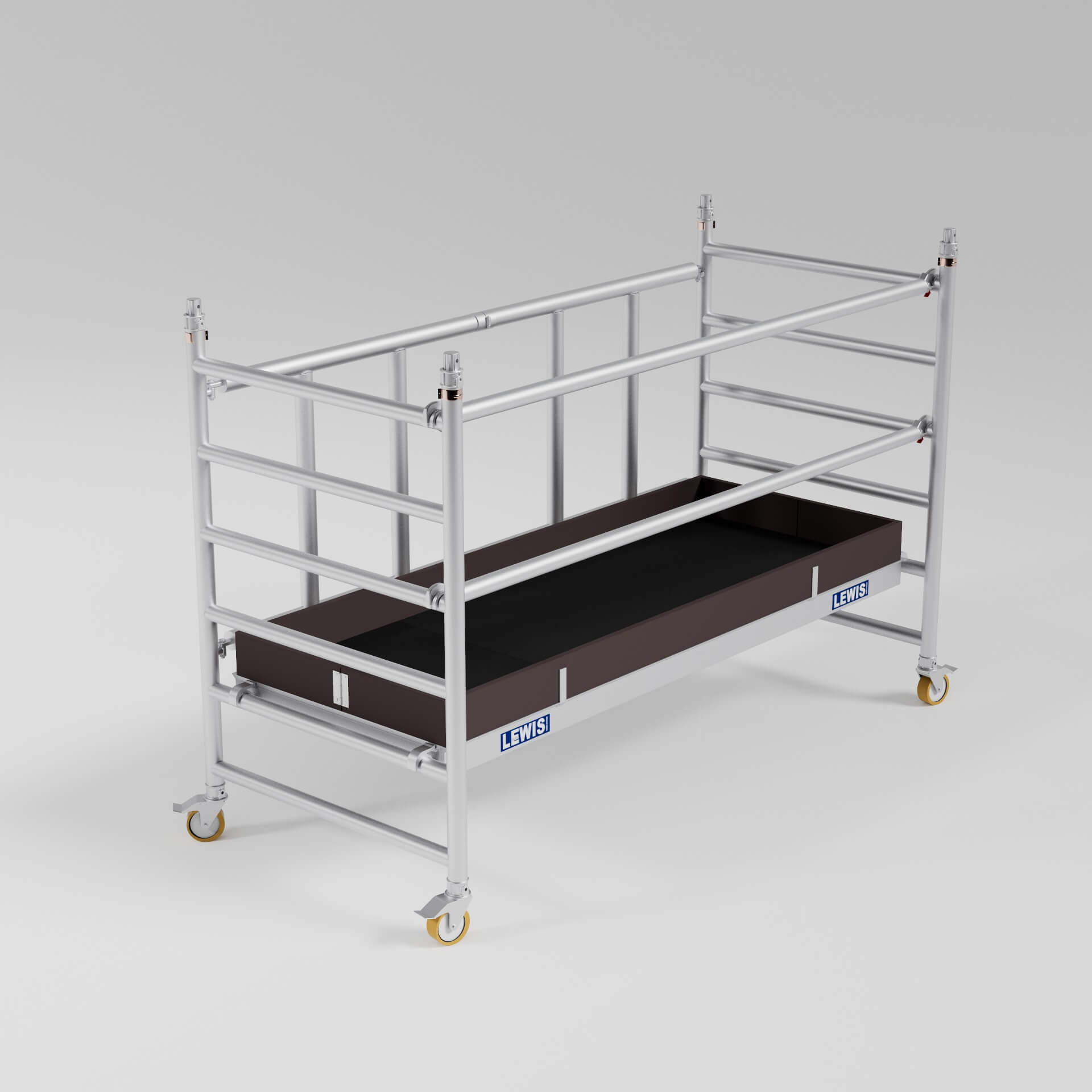 miniscaff trade – folding scaffold tower – working height 2.6m miniscaff trade - folding scaffold tower - working height 2.6m