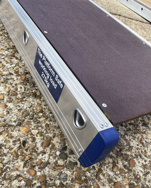 LEWIS industrial staging board surface detail
