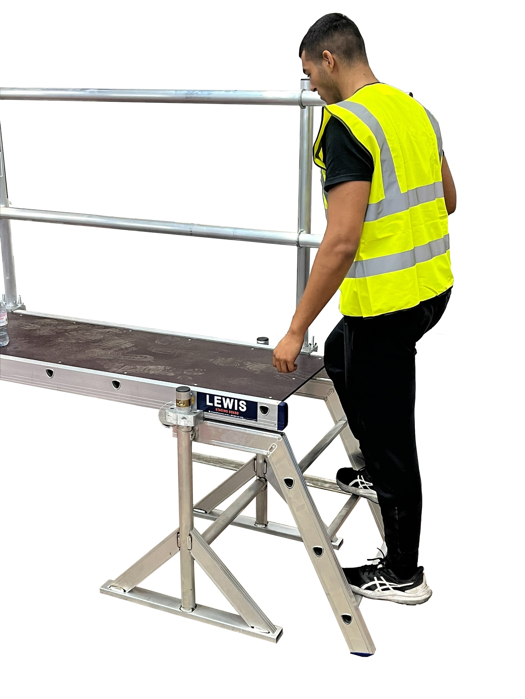 LEWIS bandstand system step ladder access