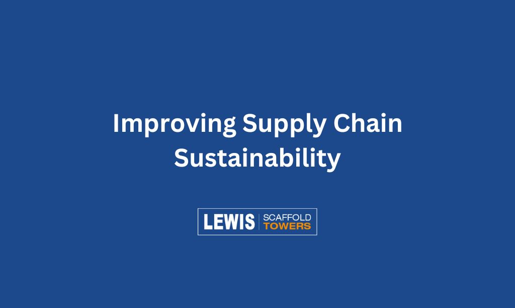 Improving Supply Chain Sustainability 2 Improving Supply Chain Sustainability