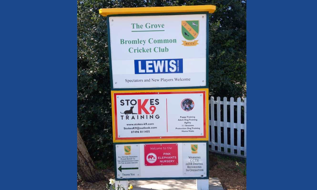 LEWIS Loves To Sponsor Bromley Common Cricket Club 2 LEWIS Loves To Sponsor Bromley Common Cricket Club