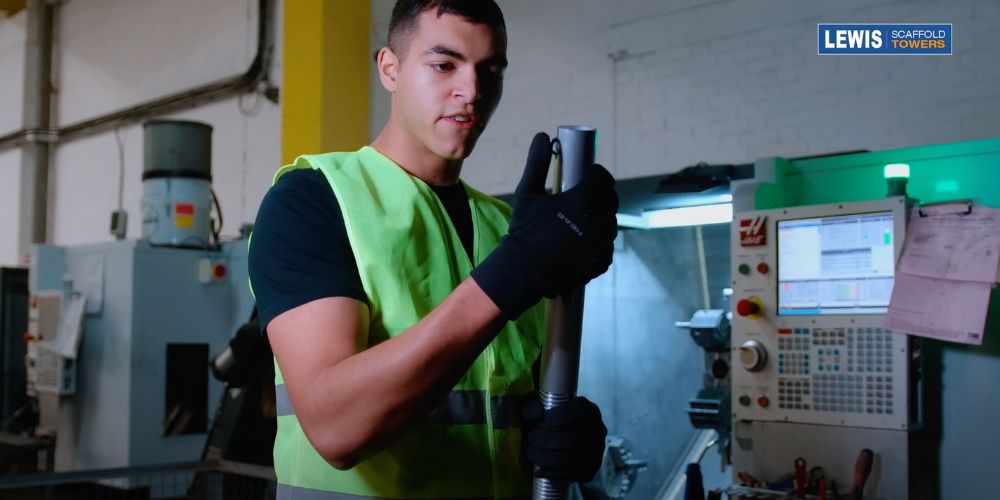 Adjustable Legs - How It's Made 20 scaffold tower adjustable leg pin quality control