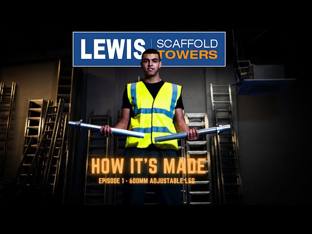 Adjustable Legs - How It's Made 2 scaffold tower adjustable legs how its made