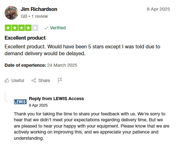8 Excellent LEWIS Access Product Quality Reviews 8 LEWIS Access excellent product