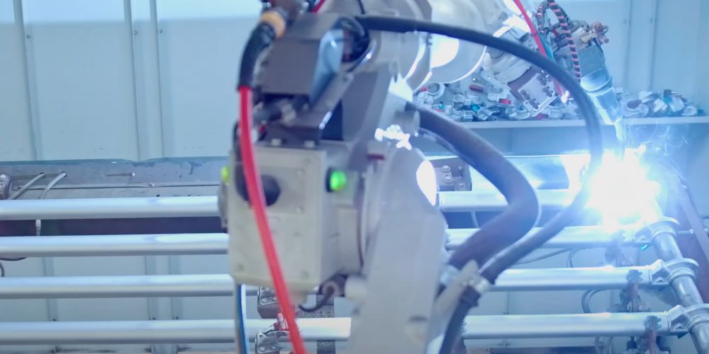 Scaffold Braces - How It's Made 8 scaffold braces welding robot