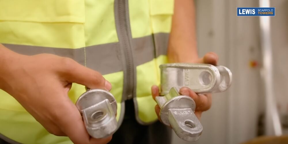 Scaffold Stabiliser – How It’s Made 4 die casting tee joints pivot joints stabilisers