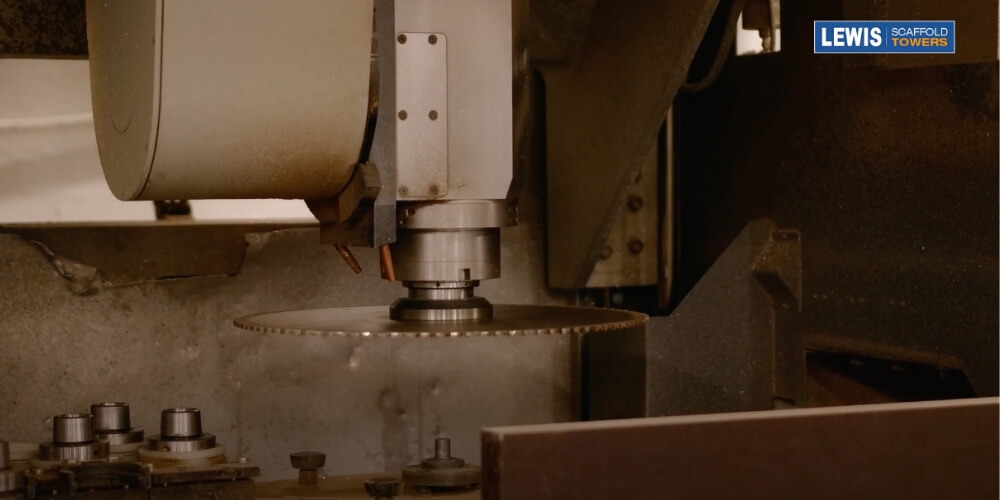 Folding Toe-board - How It’s Made 5 turret picking up blade 2
